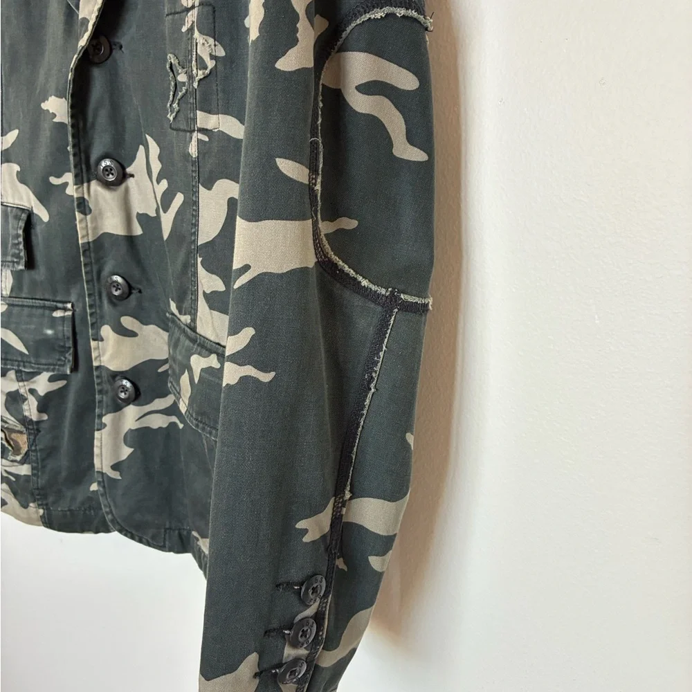 Triple Five Soul Camouflage Military Style Jacket - Picture 7 of 16